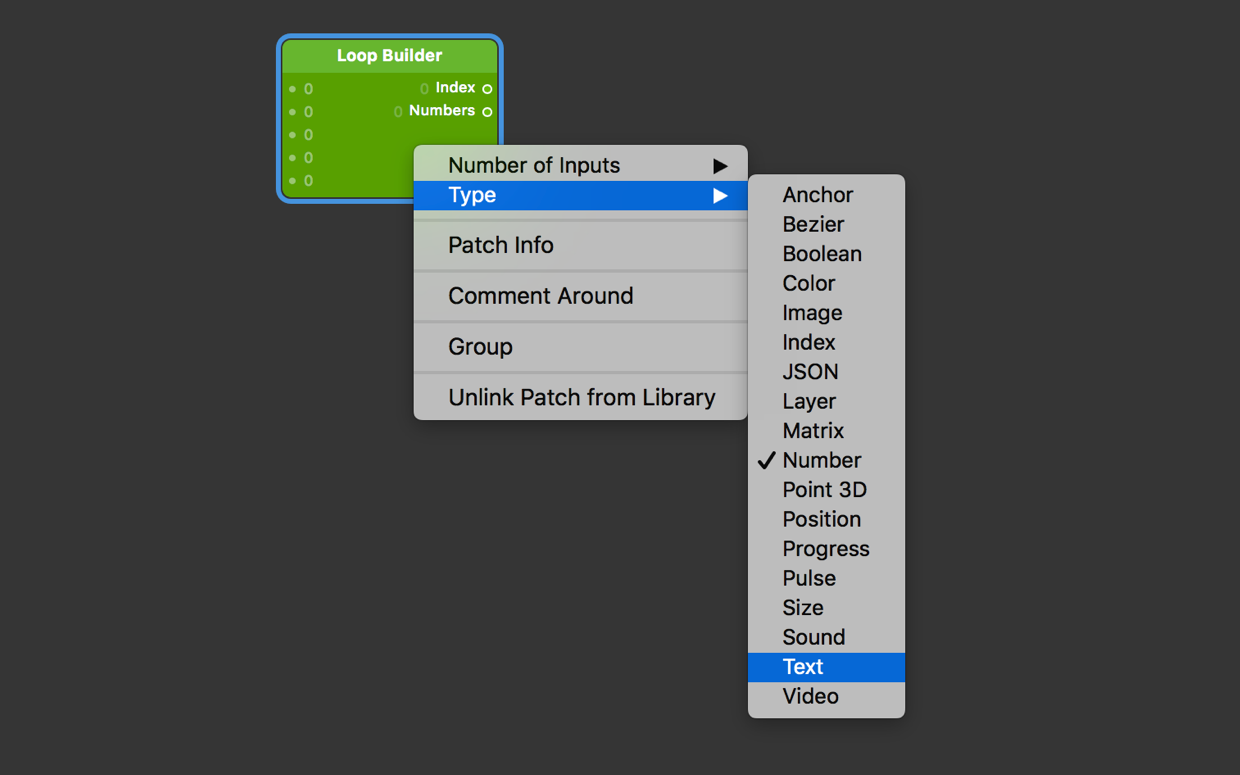 The [Loop Builder](../../documentation/patches/builtin.loop.builder.html) patch supports a variety of input types.