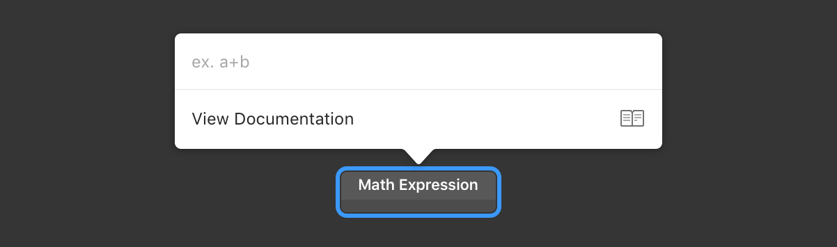 Math Expression Editor