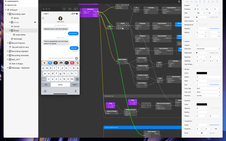 Origami Studio — Audio Metering