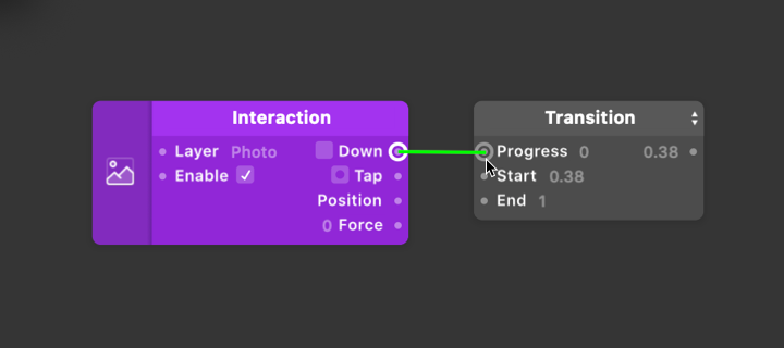 Be sure you are connecting from the Down output.