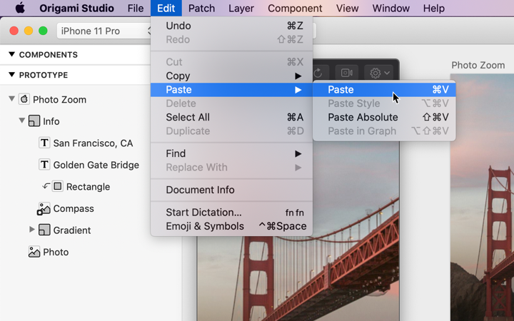 With our Sketch layers already on the macOS Clipboard.