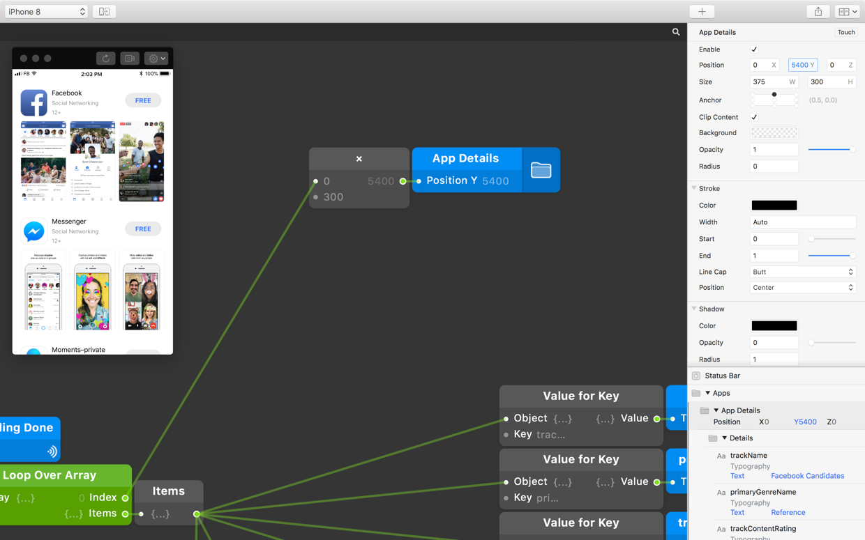 Origami Studio — Prototyping with Data